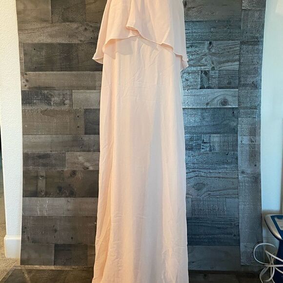 Nouvelle amsale cait halter chiffon flowy dress - Picture 5 of 7